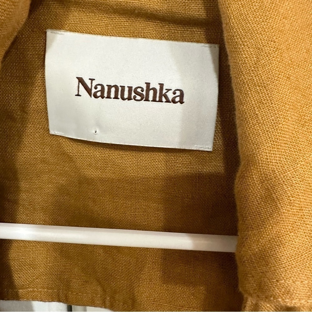 Nanushka  Farah Open-back  Wrap Midi Dress size M - Picture 8 of 11